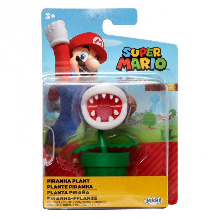 FIGURINA MARIO NINTENDO 6 CM PIRANHA PLANT