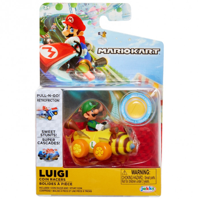 FIGURINA MARIO NINTENDO PILOTI - Luigi