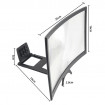 Amplificator de imagine Halber® 12 inch curbat