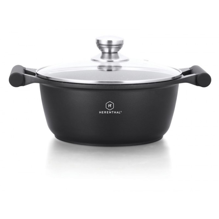 Cratita cu interior marmorat 4.8L, 26CM, HT-CGS24M