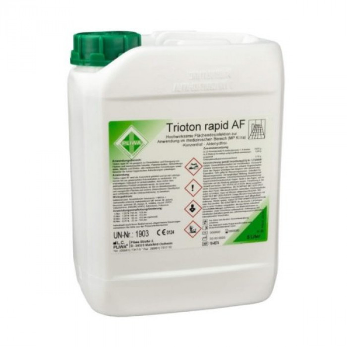 Dezinfectant pentru suprafete Trioton bidon 5 litri , avizat de Ministerul Sanatatii trioton 5L Dezinfectant pentru suprafete Trioton bidon 5 litri , avizat de Ministerul Sanatatii trioton 5L