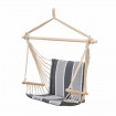 Hamac suspendat Heinner Black White, 94 x 50 cm, maxim 120 kg