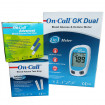 Pachet Promo Analizor 2 in 1, On Call GK Dual, Glucometru β-cetone si glucoza, 75 teste