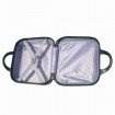 Valiza pentru calatorie, din ABS si policarbonat, 10 inch, Fluturas Roz