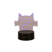 Lampa decorativa 3D halber, Pisica, Negru Lampa decorativa 3D halber, Pisica, Negru