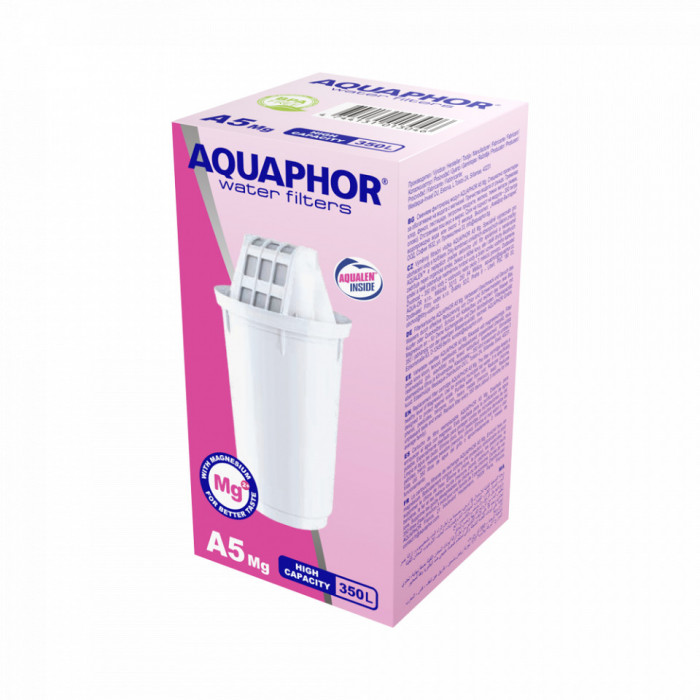 AQUAPHOR A5 Mg - Cartuşul filtrant cu argint, magneziu si carbune activ, 350litri