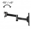 Suport TV Ultraslim de perete HAMA FULLMOTION, 66 cm (26  inch ), negru