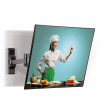 Suport TV FULLMOTION Hama Ultraslim, 122 cm (48 inch ) negru