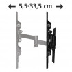 Suport TV de perete Hama FULLMOTION, 127 cm (50  inch ), negru