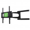 Suport TV  Hama Ultraslim FULLMOTION 142 cm (56  inch ) 2 brate negru