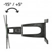 Suport TV  Hama Ultraslim FULLMOTION 142 cm (56  inch ) 2 brate negru