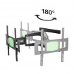 Suport TV  Hama Ultraslim FULLMOTION 142 cm (56  inch ) 2 brate negru