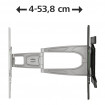 Suport TV  Hama Ultraslim FULLMOTION 142 cm (56  inch ) 2 brate negru