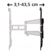 Suport TV de perete Hama FULLMOTION, 178 cm (70  inch ), negru