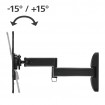 Suport TV de perete Hama FULLMOTION, 2 brate, VESA200x200, 122cm (48  inch ), negru