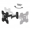 Suport TV de perete Hama FULLMOTION, 2 brate, VESA200x200, 122cm (48  inch ), negru