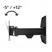 Suport TV de perete Hama FULLMOTION 100x100 66cm(26 inch ) 1 brat negru