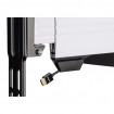 Suport curbat de perete Hama TV FULLMOTION, 165 cm, negru