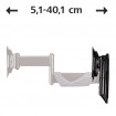 Suport TV de perete Hama FULLMOTION 66 cm (26  inch ) 2 brate negru