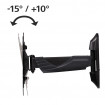 Suport TV de perete Hama FULLMOTION 122 cm (48  inch ) 1 brat negru