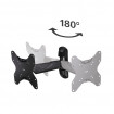 Suport TV de perete Hama FULLMOTION 122 cm (48  inch ) 1 brat negru