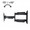 Suport TV de perete Hama FULLMOTION 122 cm (48  inch ) 2 brate negru