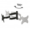 Suport TV de perete Hama FULLMOTION 122 cm (48  inch ) 2 brate negru