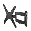 Suport TV de perete Hama FULLMOTION 142 cm (56  inch ) 2 brate negru