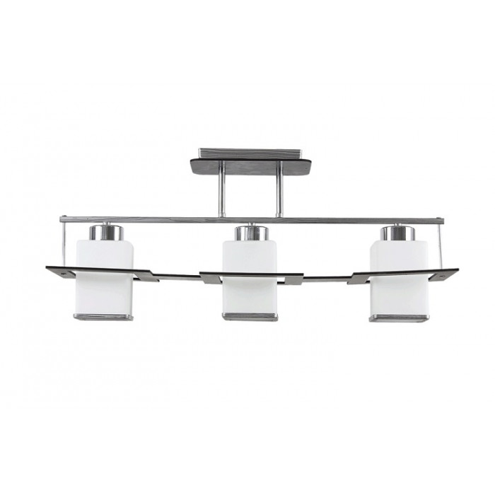 Lustra Erste Kyoto Crom Negru cu Alb 3xE27