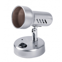 Spot Bara Rodin Crom Mat 1xE14 Intrerupator 60W Spot Bara Rodin Crom Mat 1xE14 Intrerupator 60W