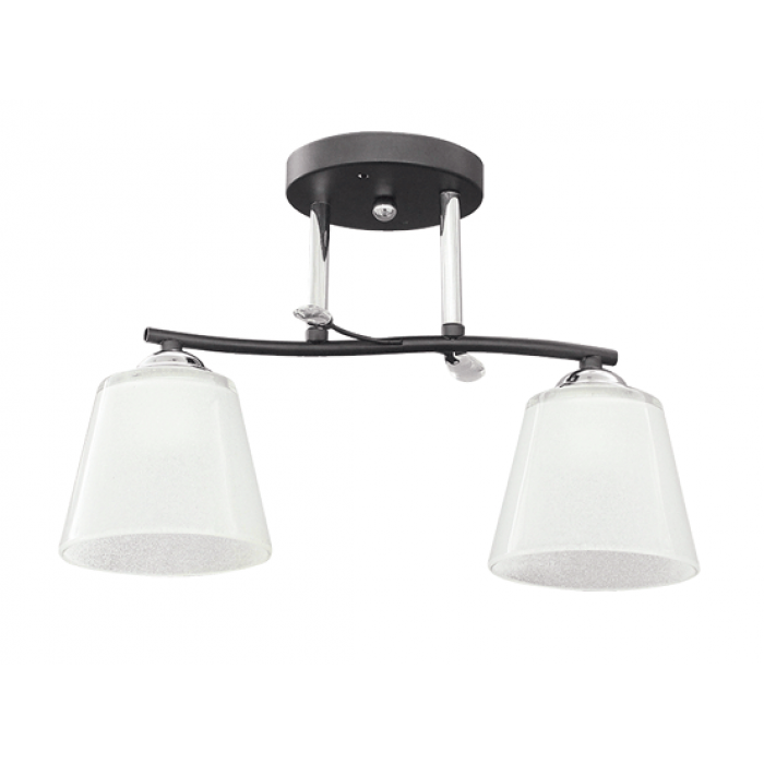 Lustra Valentine Crom+Negru+Alb 2xE27 60W