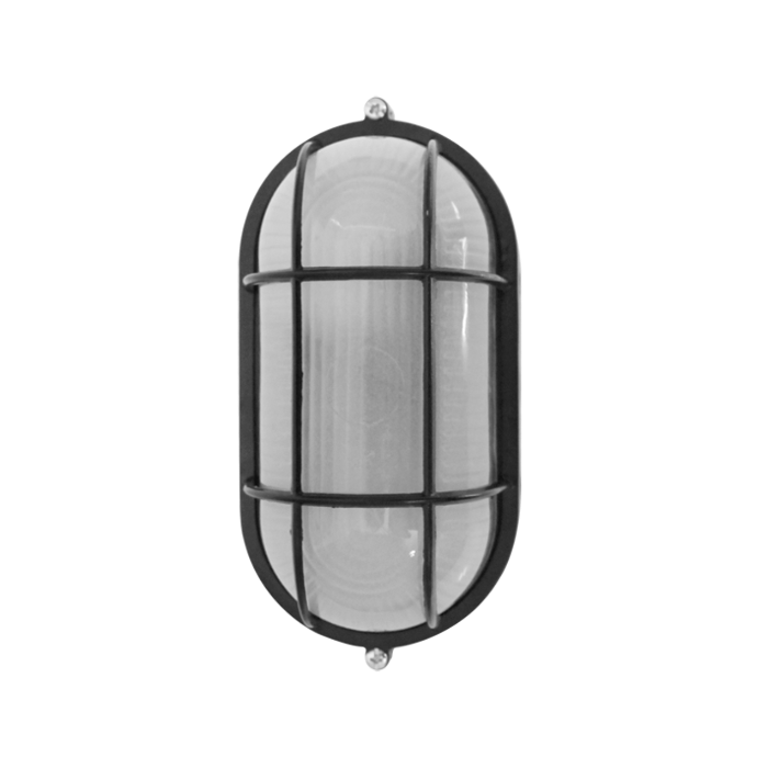 Lampa BAT Grila Ovala 1xE27 60W Alb