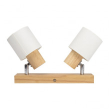 Spot Bara Nordik Alb+Natur 2XE14 40W Spot Bara Nordik Alb+Natur 2XE14 40W