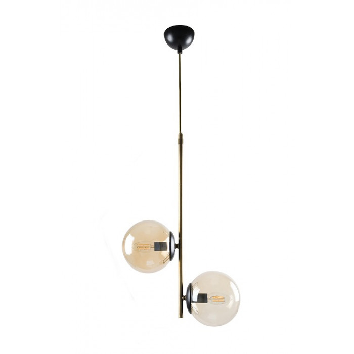 Pendul Alara 2XE27, negru antic, Oktay