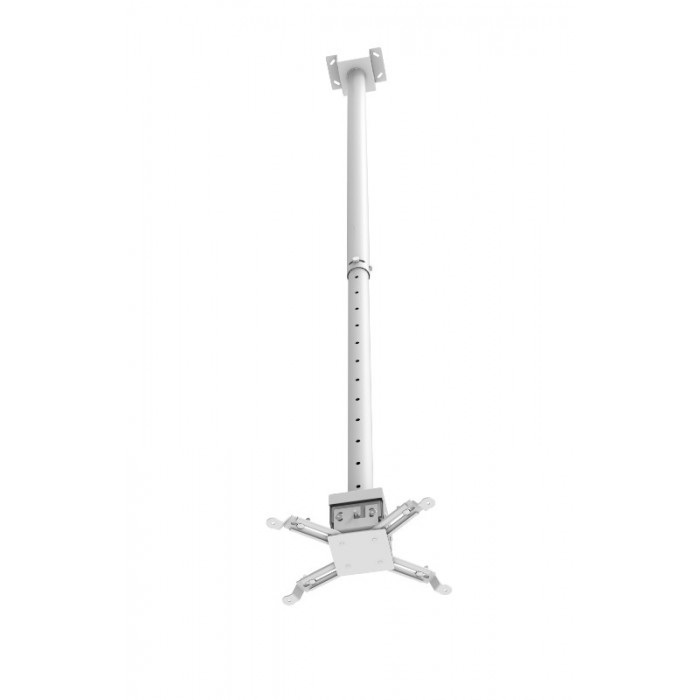 Suport videoproiector de tavan Blackmount CT-PRB-2L, dist. proiector-tavan: 111cm-198cm, alb