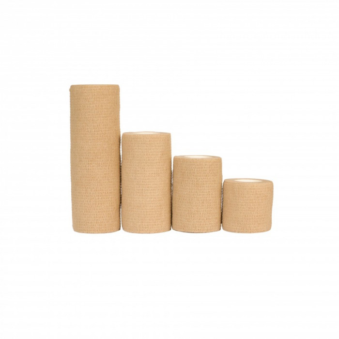 Bandaj elastic autoadeziv Minut, bej