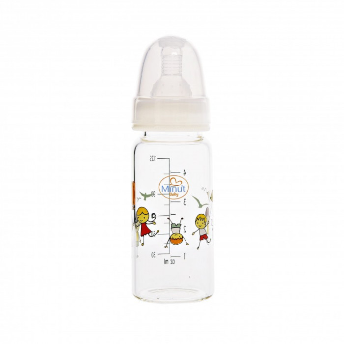 Biberon Minut Baby sticla 125 ml, 0+