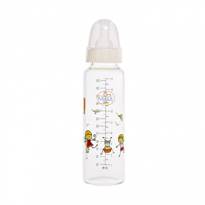 Biberon Minut Baby sticla 250 ml, 3+