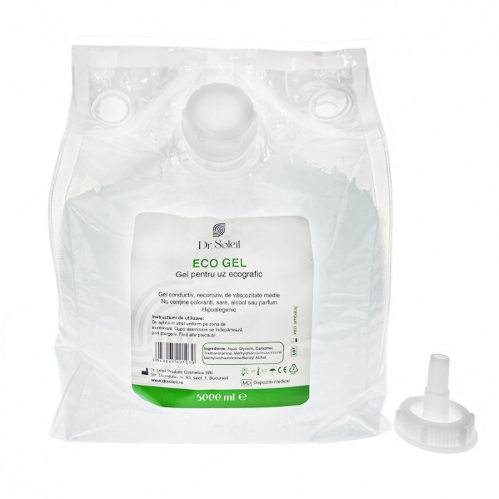 Eco Gel Dr. Soleil, gel pentru uz ecografic, punga 5000 ml