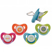 Suzeta blister Minut Baby 0+ 3+ 6+, diverse culori