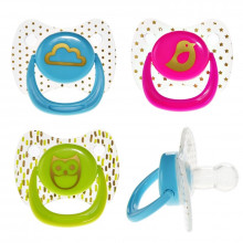 Suzeta silicon rotunda Minut Baby, 0-6 +