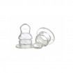 Set 2 tetine Minut Baby ortodontice silicon, 0+, 3+, 6+, 6+ lichide groase