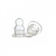 Set 2 tetine Minut Baby ortodontice silicon, 0+, 3+, 6+, 6+ lichide groase