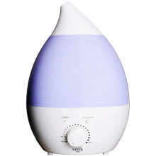 Umidificator ultrasunete, cu ionizare, lampa de veghe si aromoterapie Minut Baby, 2.8l Umidificator ultrasunete, cu ionizare, lampa de veghe si aromoterapie Minut Baby, 2.8l