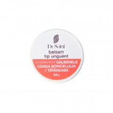 Balsam tip unguent cu extracte de Gălbenele, Coada Șoricelului și Tătăneasă Dr. Soleil, 20g Balsam tip unguent cu extracte de Gălbenele, Coada Șoricelului și Tătăneasă Dr. Soleil, 20g