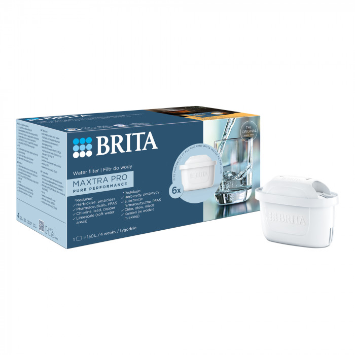 Set 6 filtre BRITA MAXTRA PRO Pure Performance pentru cana filtra