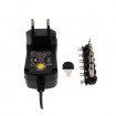 Alimentator Universal Well® PSUP-SMP-1500MA/6T/2-WL, 6 Mufe Incluse, Tensiune Reglabila 3V-12V, Protectii Multiple, 1500mA