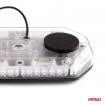 Girofar cu magnet, culoare Orange, alimentare 12/24V, 48 LED-uri, protectie IP56