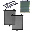 Set 2 buc. jaluzele auto retractabile, latime 40cm, culoare Neagra