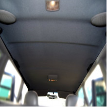 Material pentru reconditionare plafon auto, material textil cu spate buretat, culoare Gri Inchis, dimensiune 2m x 1,50m Material pentru reconditionare plafon auto, material textil cu spate buretat, culoare Gri Inchis, dimensiune 2m x 1,50m